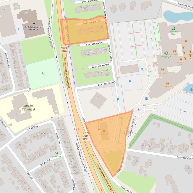 Kaart van postcodegebied 7607PR.