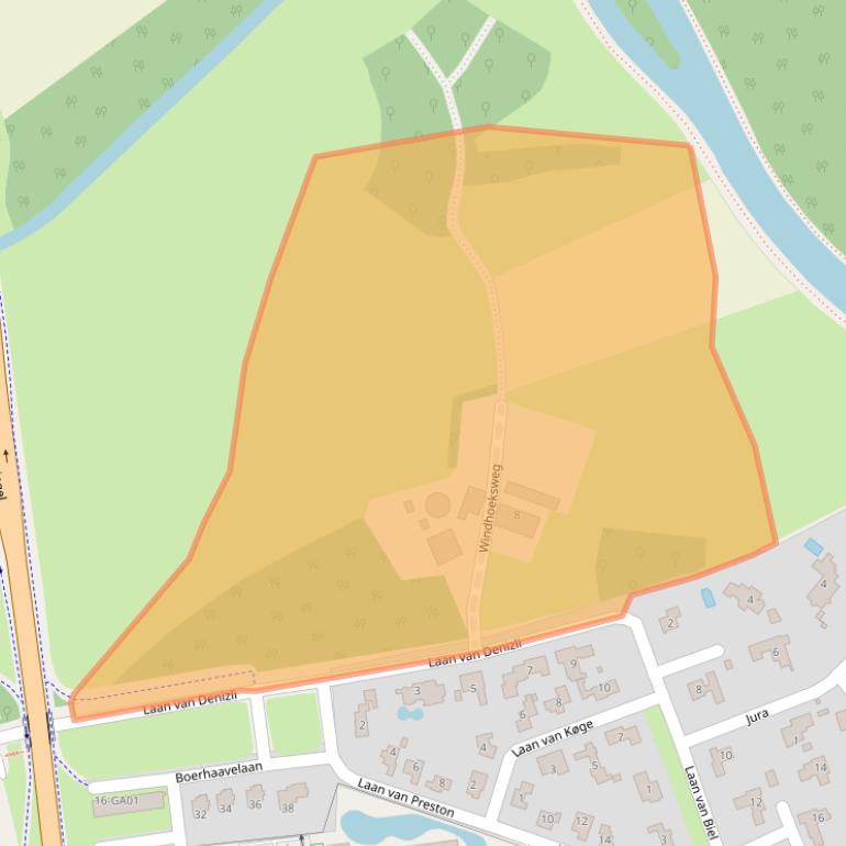 Kaart van postcodegebied 7607PZ.