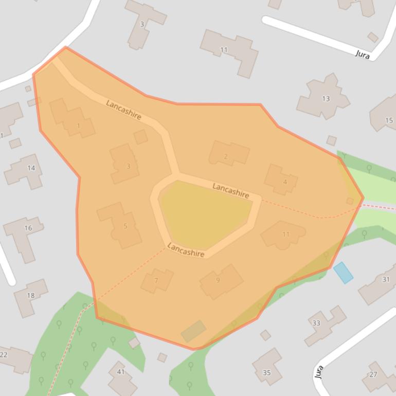 Kaart van postcodegebied 7607RD.