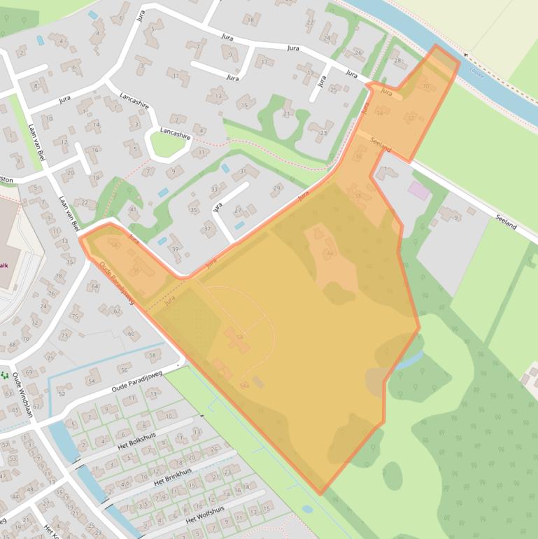 Kaart van postcodegebied 7607RH.