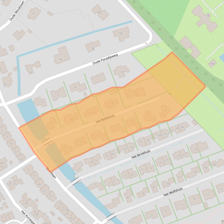 Kaart van postcodegebied 7607RM.