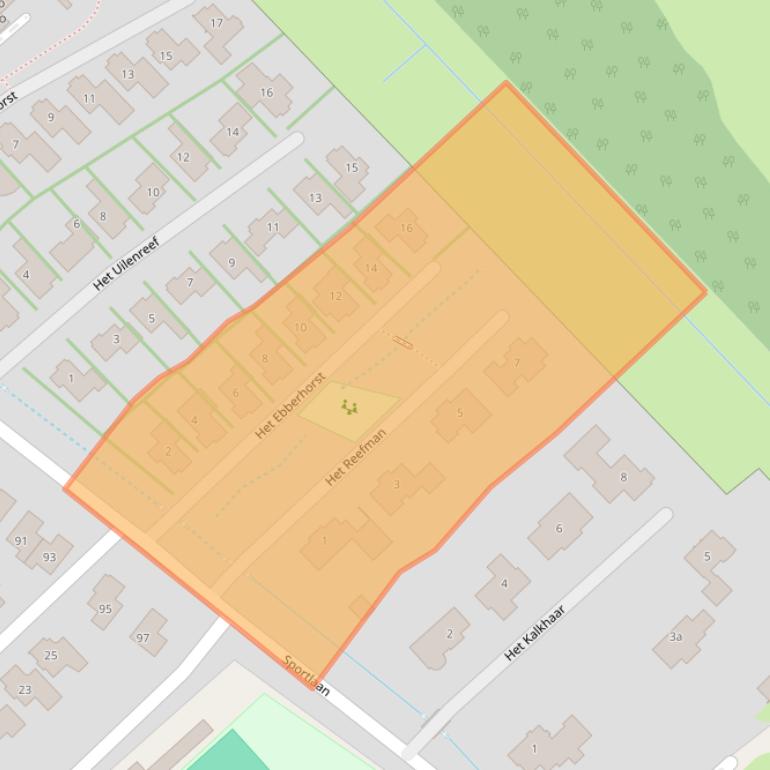 Kaart van postcodegebied 7607RT.