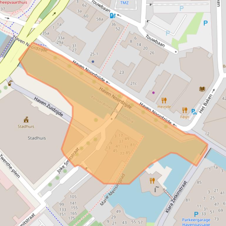 Kaart van postcodegebied 7607SK.