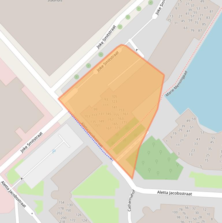 Kaart van postcodegebied 7607SL.