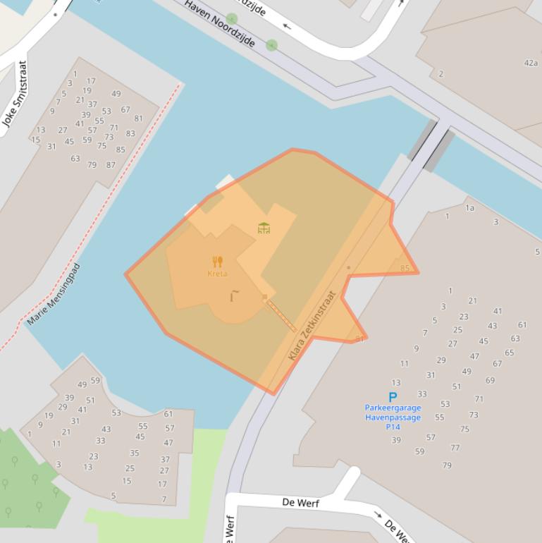 Kaart van postcodegebied 7607SR.