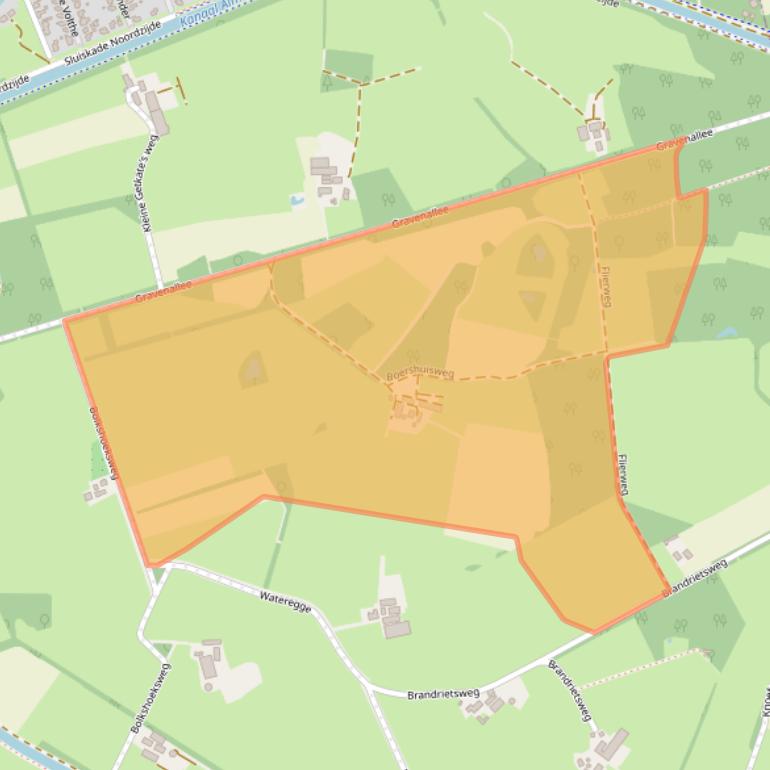 Kaart van postcodegebied 7607TC.