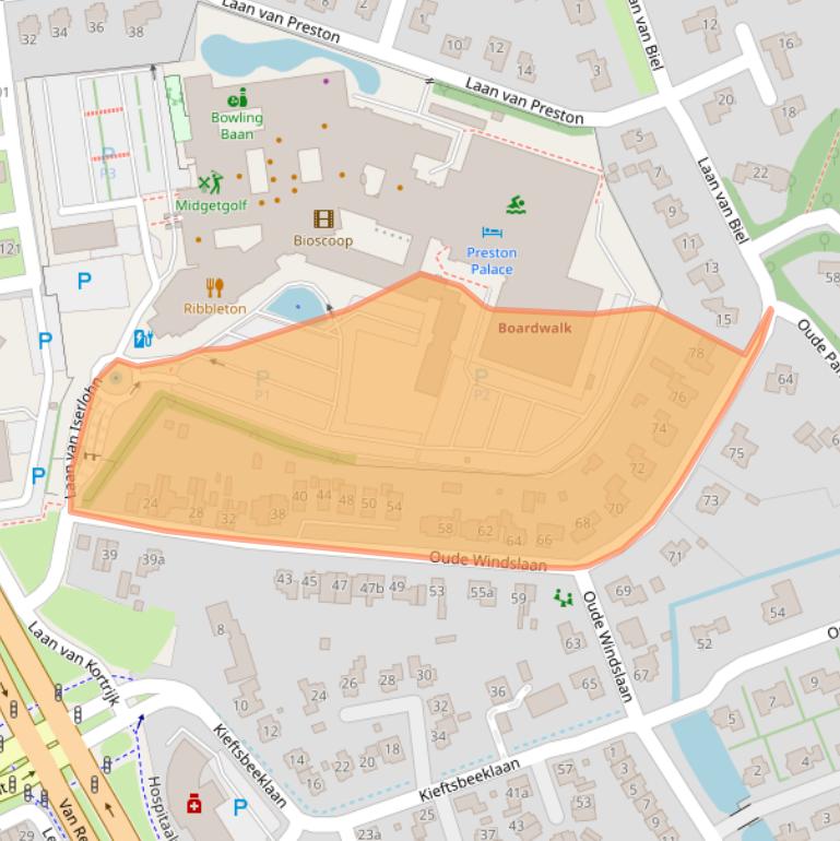 Kaart van postcodegebied 7607TR.