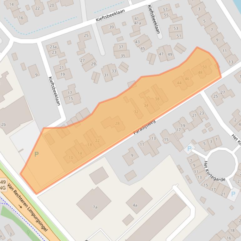 Kaart van postcodegebied 7607TT.