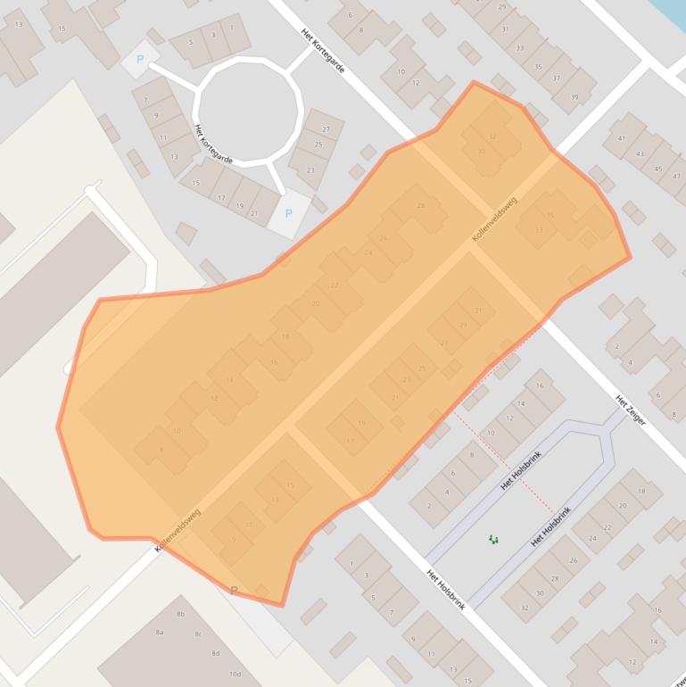 Kaart van postcodegebied 7607TV.