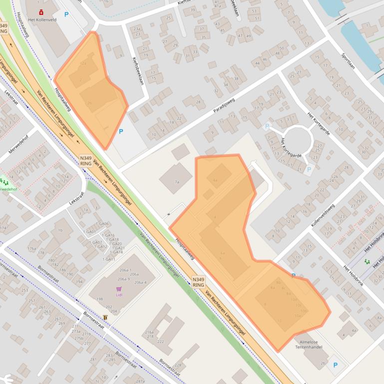 Kaart van postcodegebied 7607TW.