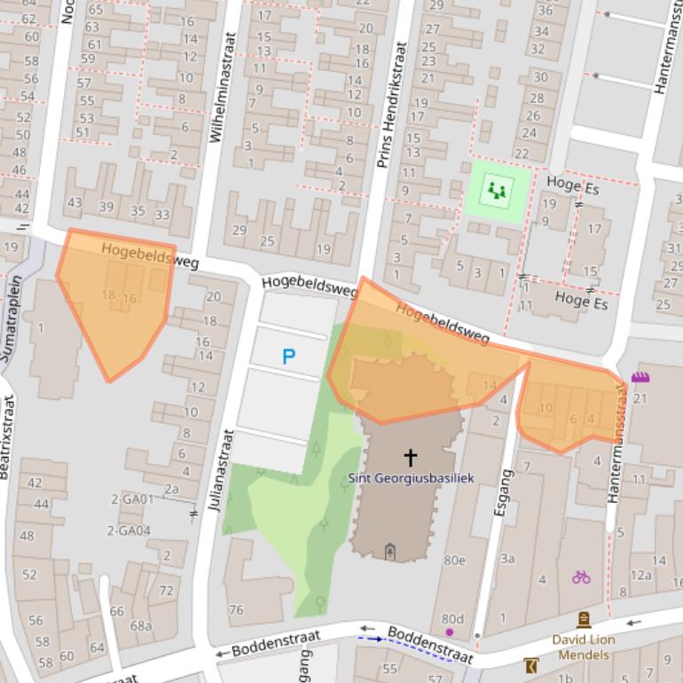 Kaart van postcodegebied 7607VK.