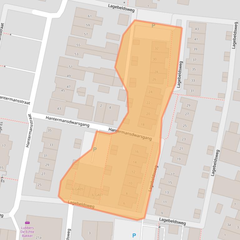 Kaart van postcodegebied 7607WD.