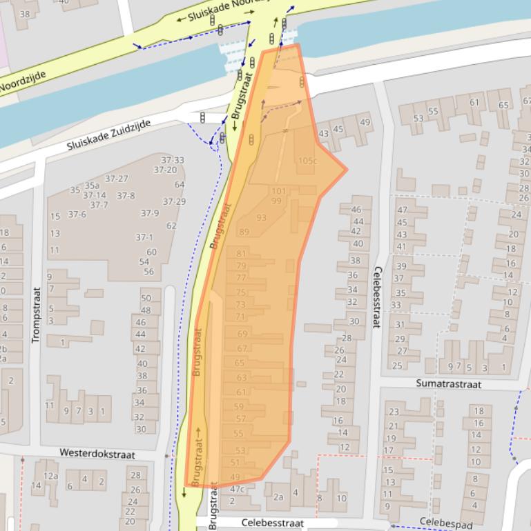 Kaart van postcodegebied 7607XH.