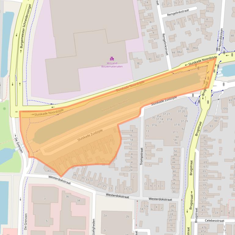 Kaart van postcodegebied 7607XZ.