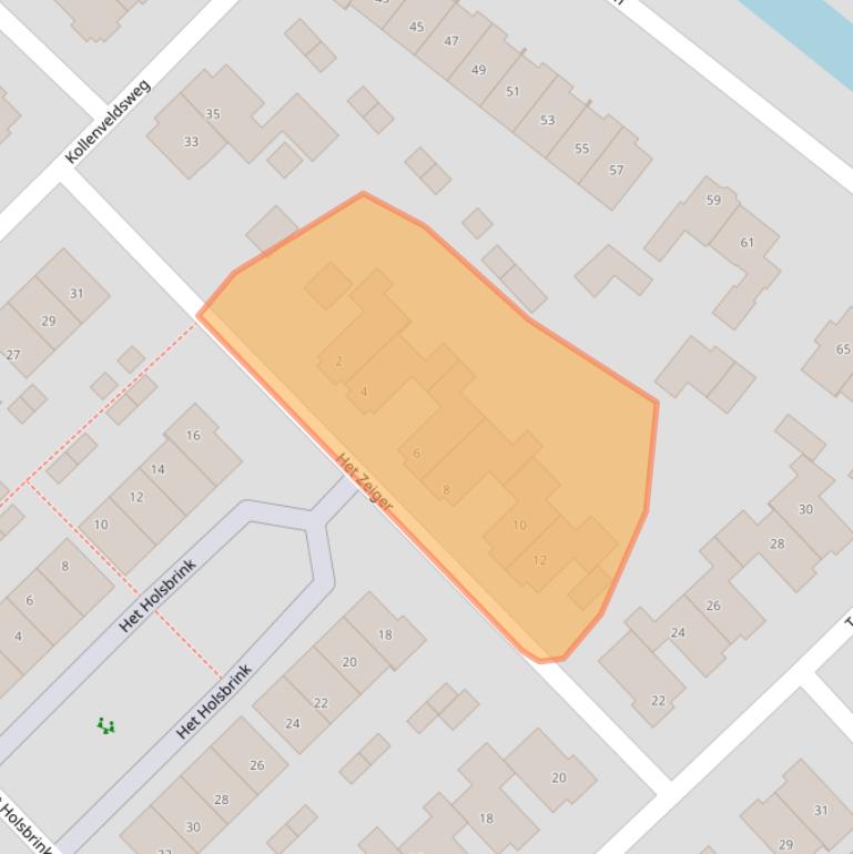 Kaart van postcodegebied 7607ZK.