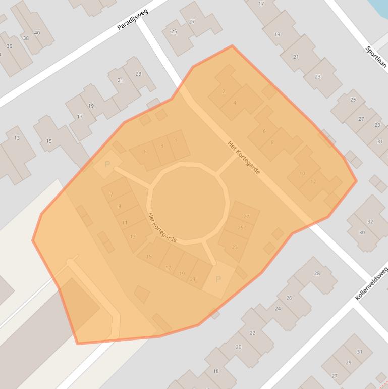 Kaart van postcodegebied 7607ZL.