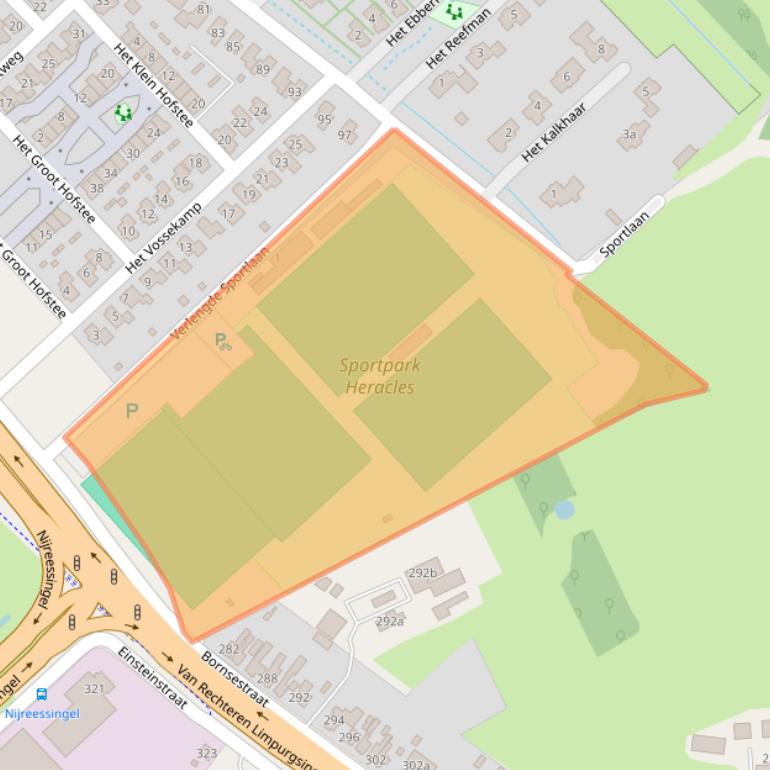 Kaart van postcodegebied 7607ZM.