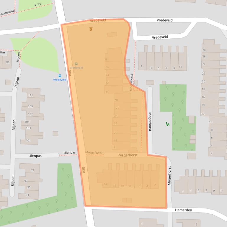 Kaart van postcodegebied 7608CH.