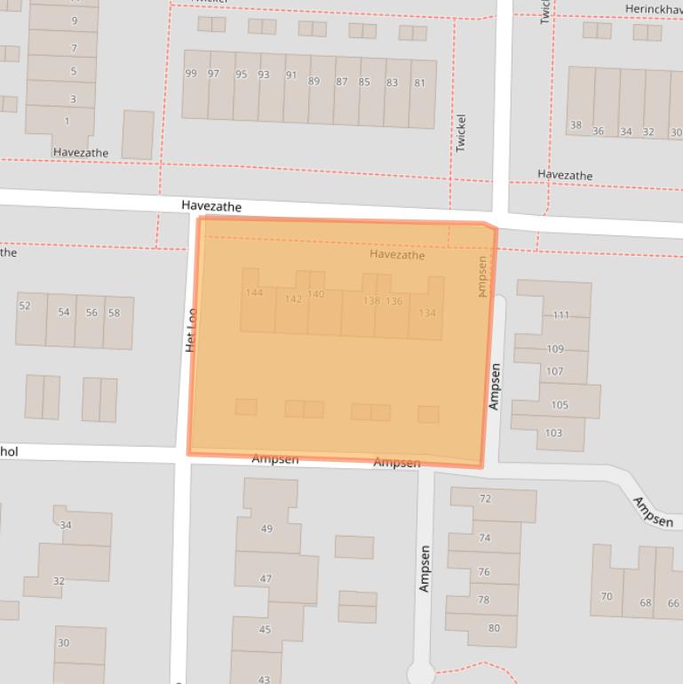 Kaart van postcodegebied 7608CN.