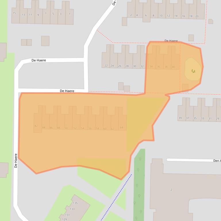 Kaart van postcodegebied 7608CX.