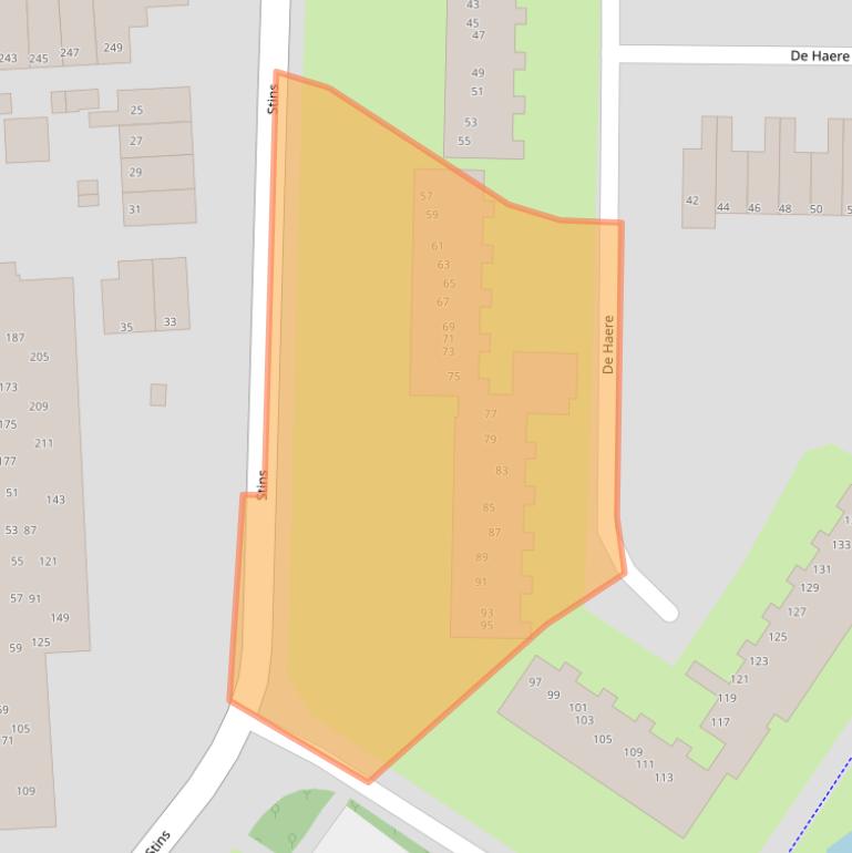 Kaart van postcodegebied 7608CZ.