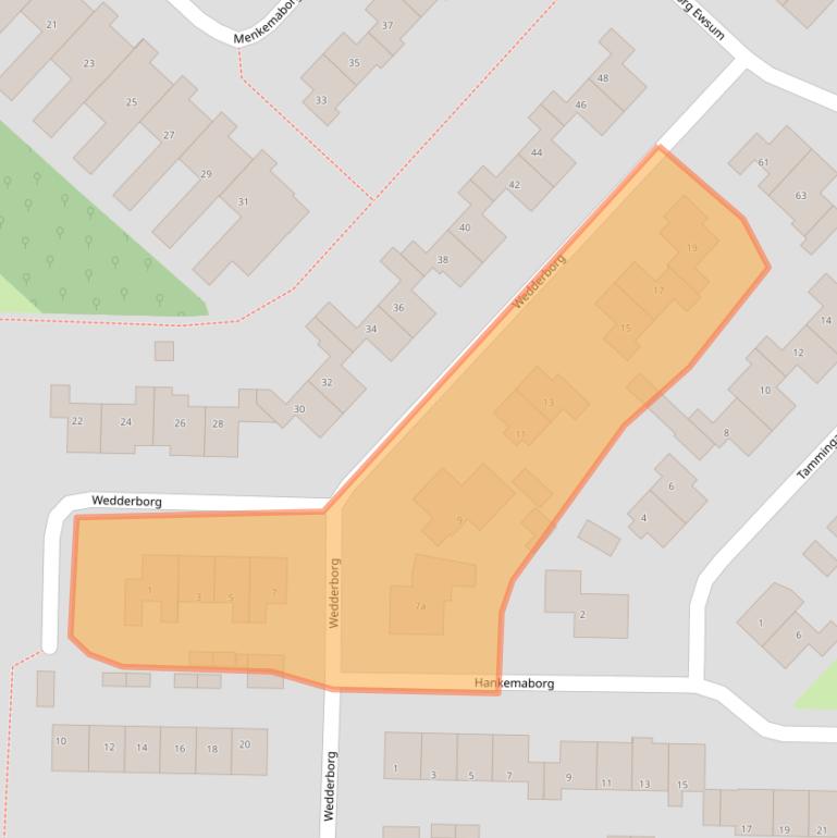 Kaart van postcodegebied 7608DB.