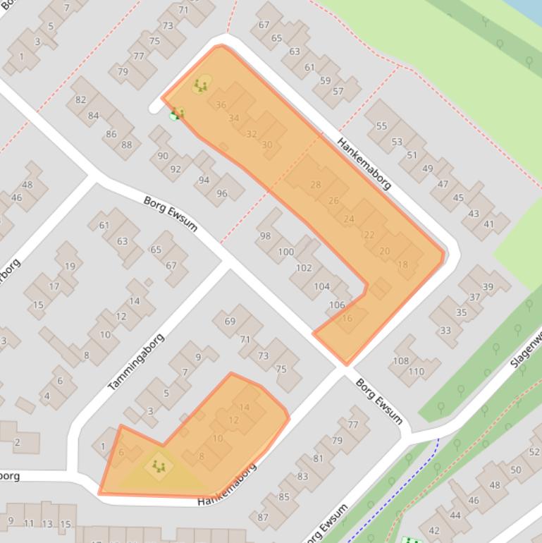 Kaart van postcodegebied 7608DH.