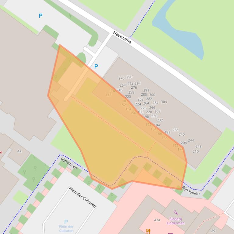 Kaart van postcodegebied 7608DV.