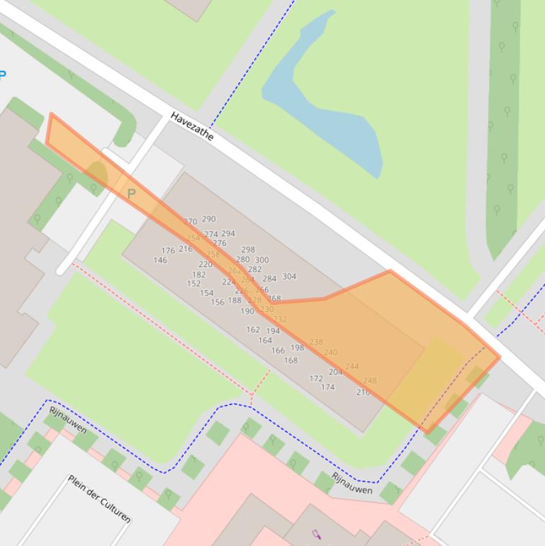 Kaart van postcodegebied 7608DX.