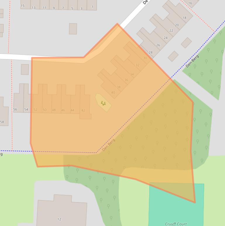 Kaart van postcodegebied 7608ES.