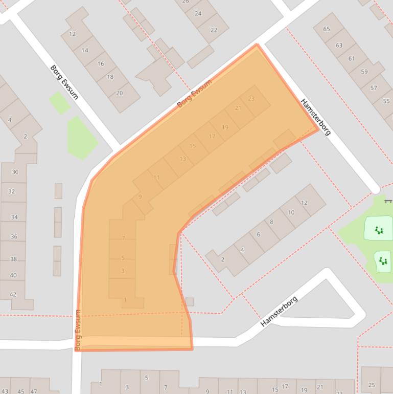 Kaart van postcodegebied 7608GC.