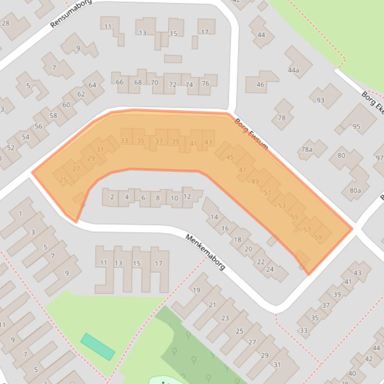Kaart van postcodegebied 7608GD.