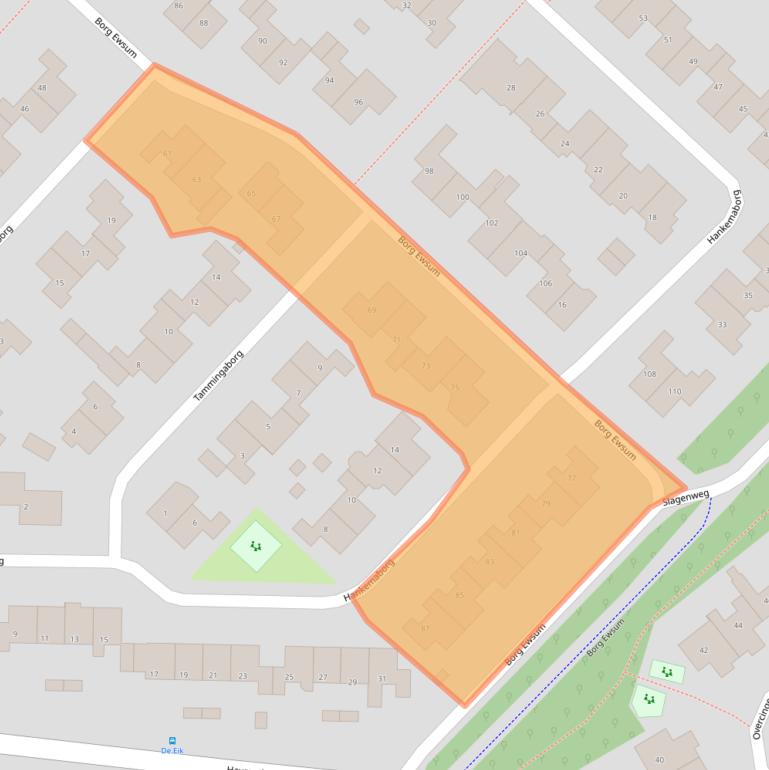 Kaart van postcodegebied 7608GE.