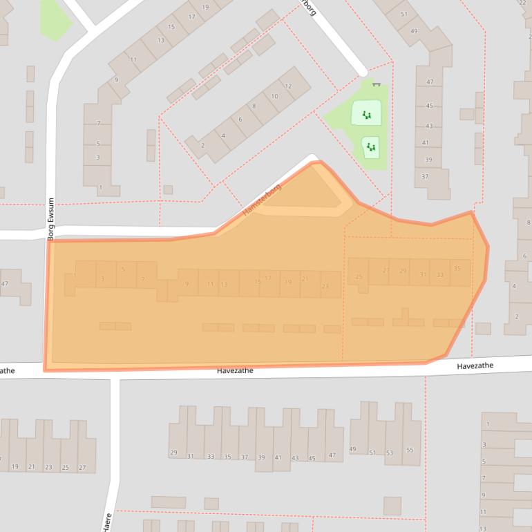 Kaart van postcodegebied 7608GN.