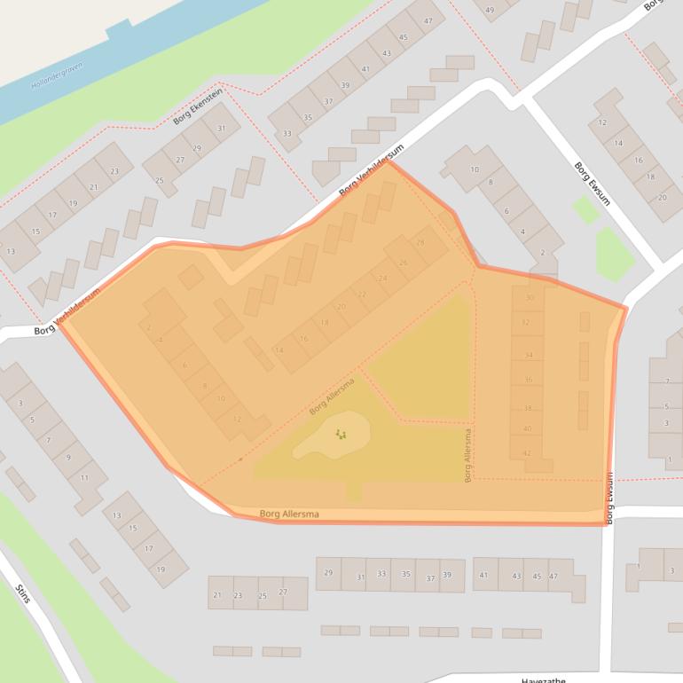 Kaart van postcodegebied 7608GT.