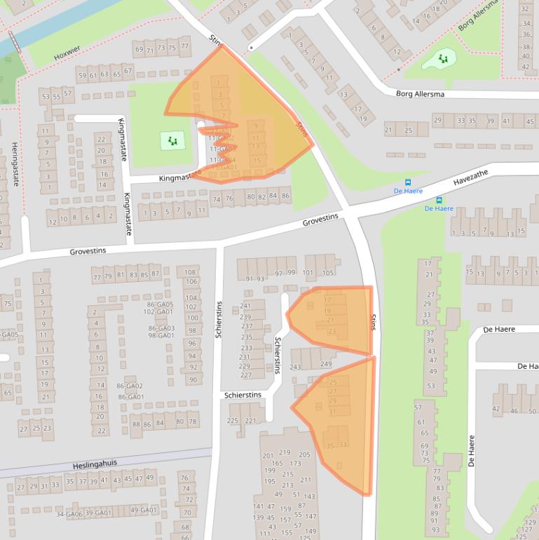 Kaart van postcodegebied 7608HC.