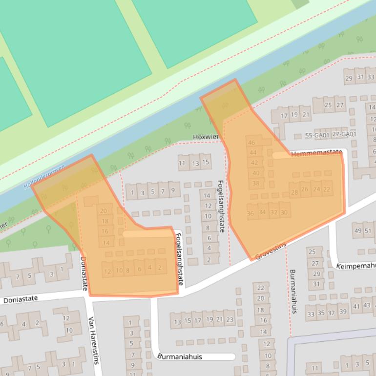 Kaart van postcodegebied 7608HM.