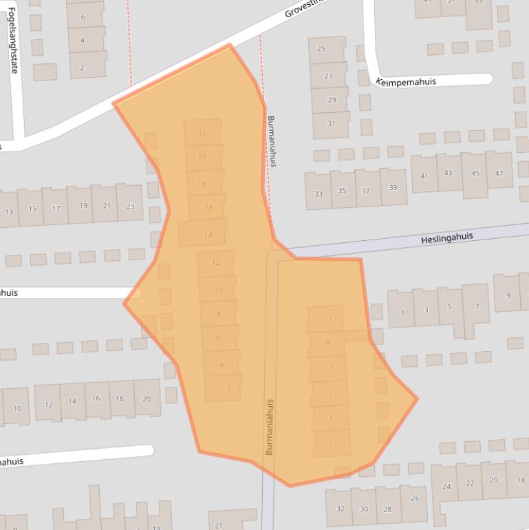 Kaart van postcodegebied 7608HW.