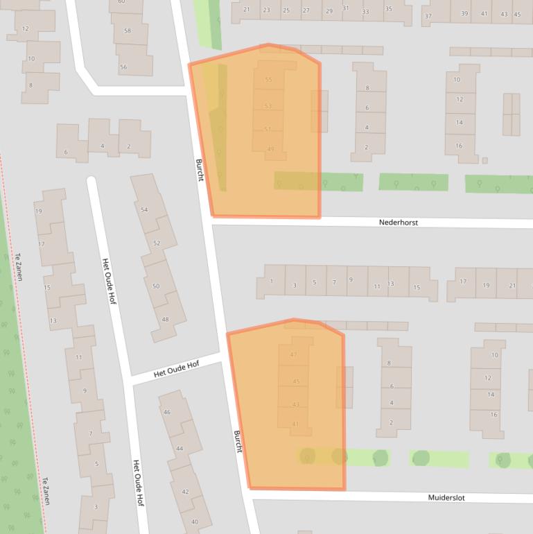 Kaart van postcodegebied 7608JB.