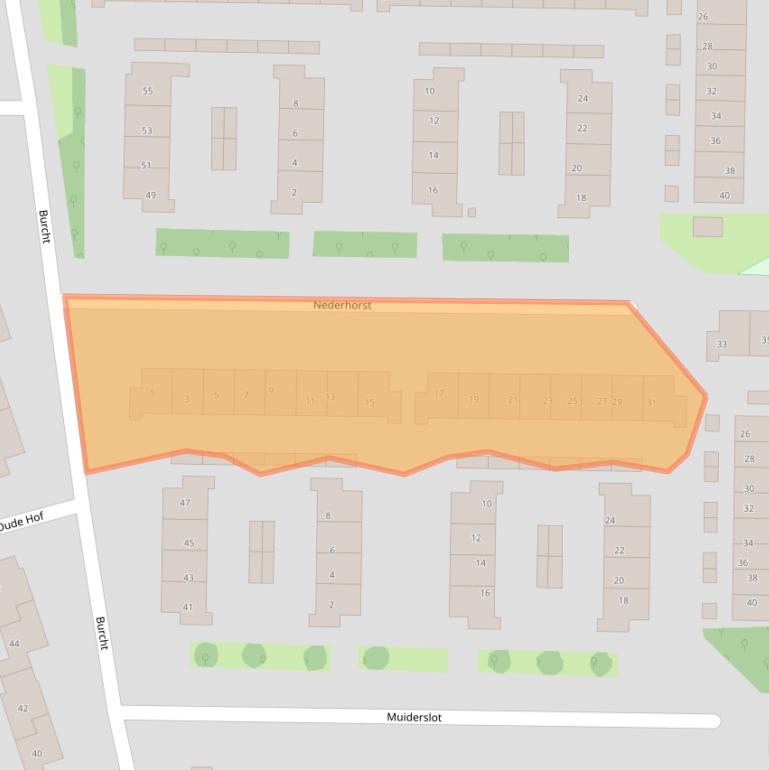 Kaart van postcodegebied 7608JT.