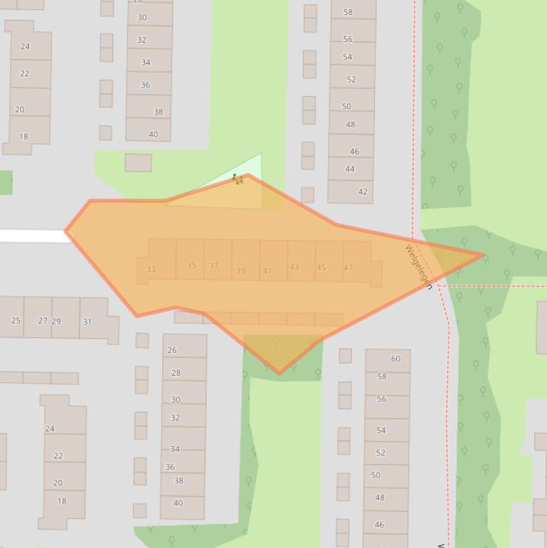 Kaart van postcodegebied 7608JV.