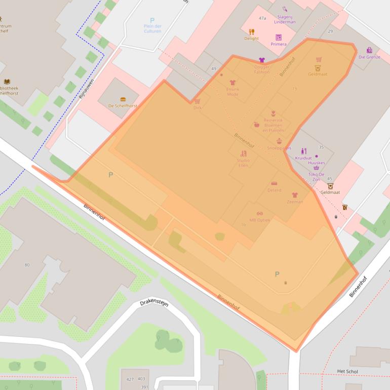 Kaart van postcodegebied 7608KG.