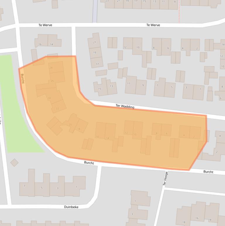 Kaart van postcodegebied 7608LH.