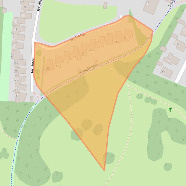 Kaart van postcodegebied 7608LK.