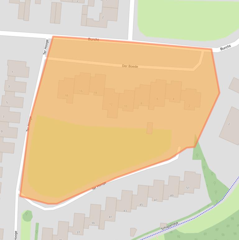 Kaart van postcodegebied 7608LL.