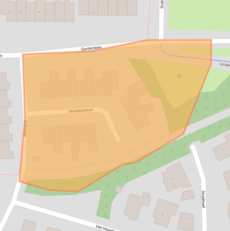 Kaart van postcodegebied 7608LM.
