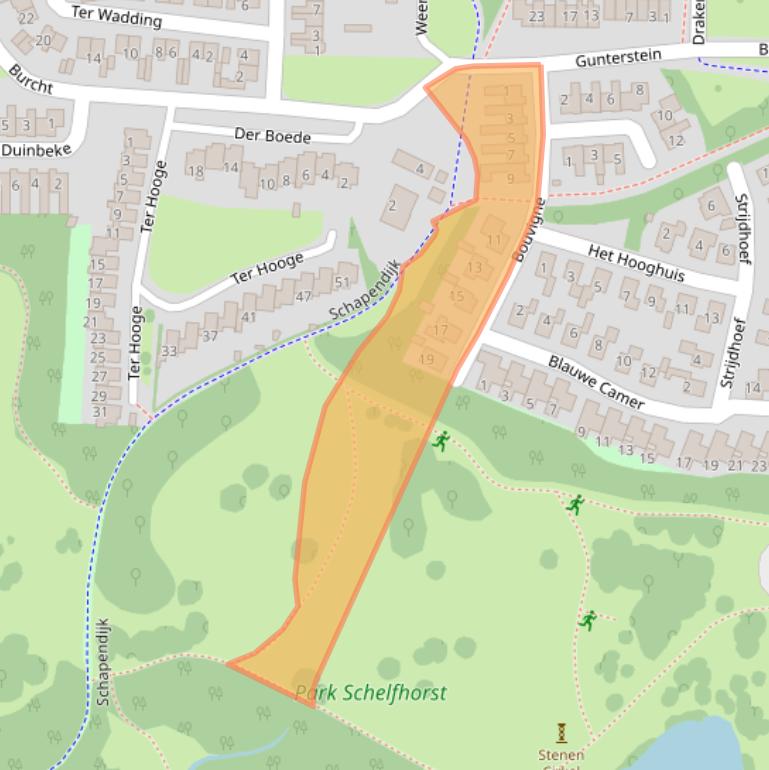 Kaart van postcodegebied 7608LP.