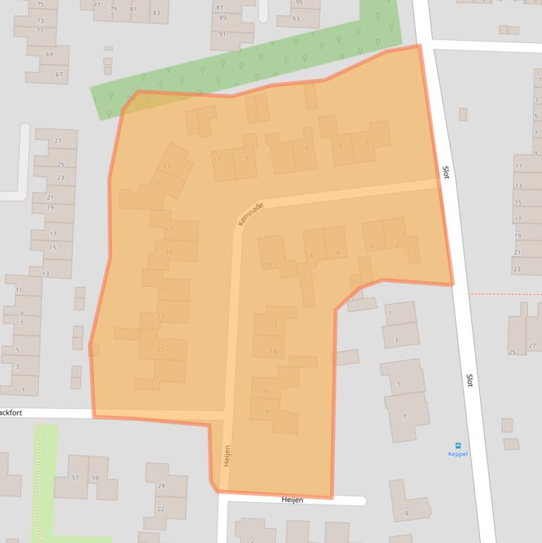 Kaart van postcodegebied 7608MA.