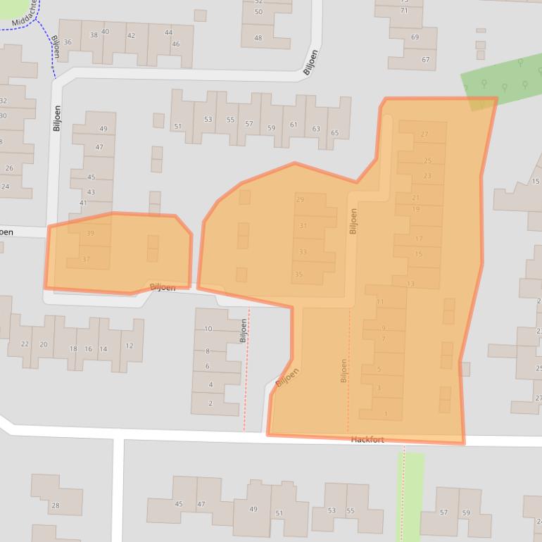 Kaart van postcodegebied 7608ME.