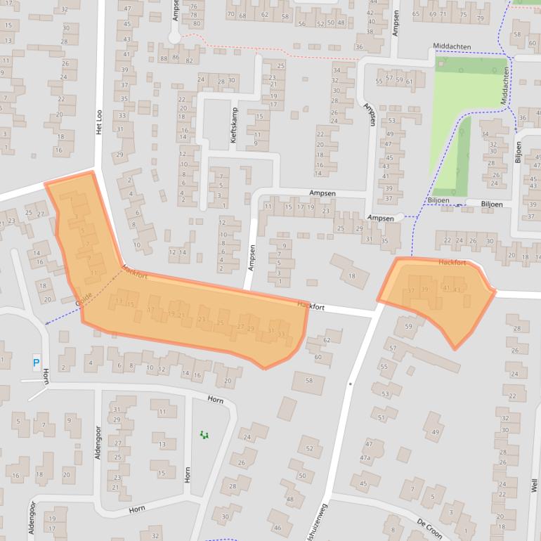 Kaart van postcodegebied 7608MK.